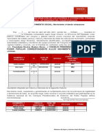 Acta de Conformación Del Consejo Presidencial de Gobierno Del Poder Popular