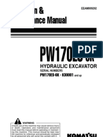 Operation & Maintenance Manual: PW170ES