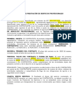 3-Modelo Contrato de Prestacion de Servicios