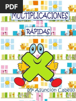 MULTIPLICACIONES RÁPIDAS UNA CIFRA Protegido