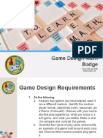 Game Design Merit Badge: Troop 344 and 9344 Pemberville, OH