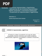 Semana 5 Fun Exponencial Logaritmo
