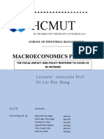 The Fiscal Impact and Policy Response To Covid 19 in Vietnam