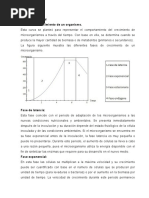 Modelo de Monod La Curva de Crecimiento de Un Organismo