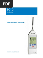 Manual - Sonómetro SC101