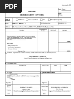 Disbursement Voucher: Appendix 32