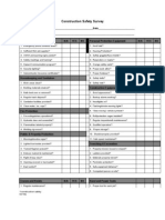 Construction Safety Survey