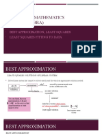 KKKQ1223 Engineering Mathematics (Linear Algebra) : Best Approximation Least Squares Least Squares Fitting To Data