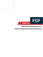 HikCentral Professional V1.5 - System Requirements & Performance - 20191026