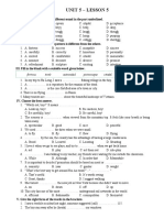 Unit 5 Lesson 5