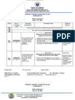 4th QWeekly Home Learning Plan 9 Math