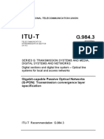 Itu-T: Gigabit-Capable Passive Optical Networks (G-PON) : Transmission Convergence Layer Specification