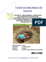 Informe Estudio de Suelos Colegios