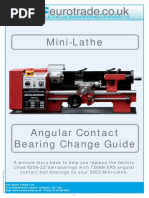 Mini Lathe Angular Contact Bearing Change Guide