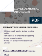 Neurodevelopmental Disorders