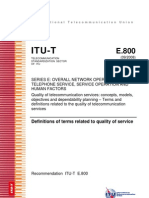 Itu-T E.800