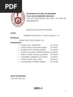 Trabajo Grupo 1 - Análisis Del Estado Financiero