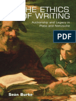 (And Derrida) Seán Burke - The Ethics of Writing - Authorship and Responsibility in Plato, Nietzsche, Levinas - Edinburgh University Press (2008)