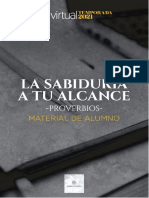 La Sabiduría A Tu Alcance (Proverbios) - Lecciones 1-9