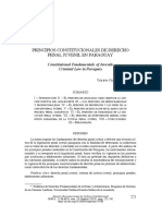 Principios Constitucionales de Derecho Penal Juvenil