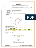 Seminario14 de Ciclo de Refrigeracion Por Compresion de Vapor