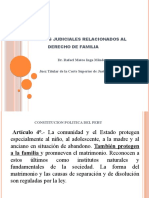 Procesos Judiciales Relacionados Al Derecho de Familia