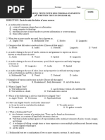 Composing Texts With Multimodal Elements (4 Written Test in English 10) DIRECTION. Encircle Only The Letter of Your Answer