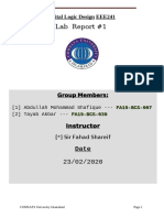 Lab Report #1: Digital Logic Design EEE241