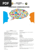 Purposive Communication: Republic of The Philippines Province of Ilocos Sur Ilocos Sur Community College Vigan City