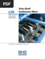 Twin-Shaft Continuous Mixer: Intensive Mixing of Dry & Wet Mineral Mixes