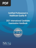 CPHQ International - Handbook 2021