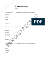 8086: Microprocessor: Multiple Choice Question & Answers