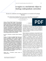 The Combustion Engine As A Mechatronic Object in Mechanical Technology Undergraduate Curriculum