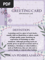 PowerPoint Greeting Card For Junior High School