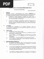 2010 Directiva - Permisos de Bienestar