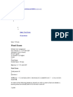 BioInformatics Quiz1 Week14