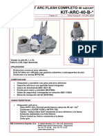 Traje ArcFlash 40cal Cm2