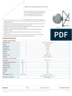 Compactline Antenna, Ultra High Performance, Single Polarized, 6 FT