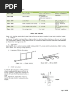 Class Name of Stitch Available Subclass Created Machine