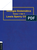 Teologia Sistematica Tomo 1 Vol 1 - Lewis Sperry Chafer