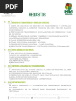 Requisitos INRA