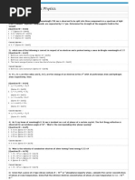 DU MSC Physics