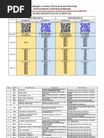 Paper Schedule With Paper Details