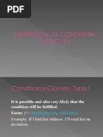 Expression of Condition