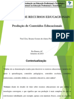 Produção de Conteúdos Educacionais