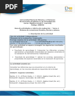 Guía de Actividades y Rúbrica de Evaluación - Unidad 3 - Tarea 4 - Espacios Vectoriales