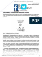 A Devastação Do Trabalho Na Contrarrevolução de Temer - Le Monde Diplomatique