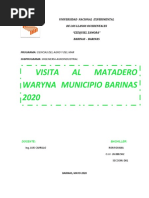 Matadero Waryna Municipio Barinas 2020