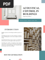 Acoustical Control in Buildings: Engineering Utilities 2