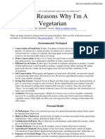 50 Reasons Why I'm A Vegetarian